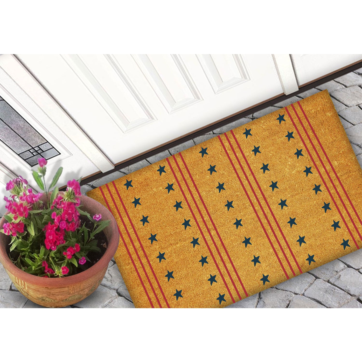 7.62 Design Star Stripes Zerbino Cocco 45x76 cm