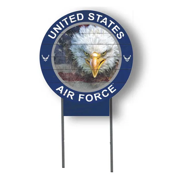7.62 Design US Air Force cartello da giardino 50x50 aquila PVC