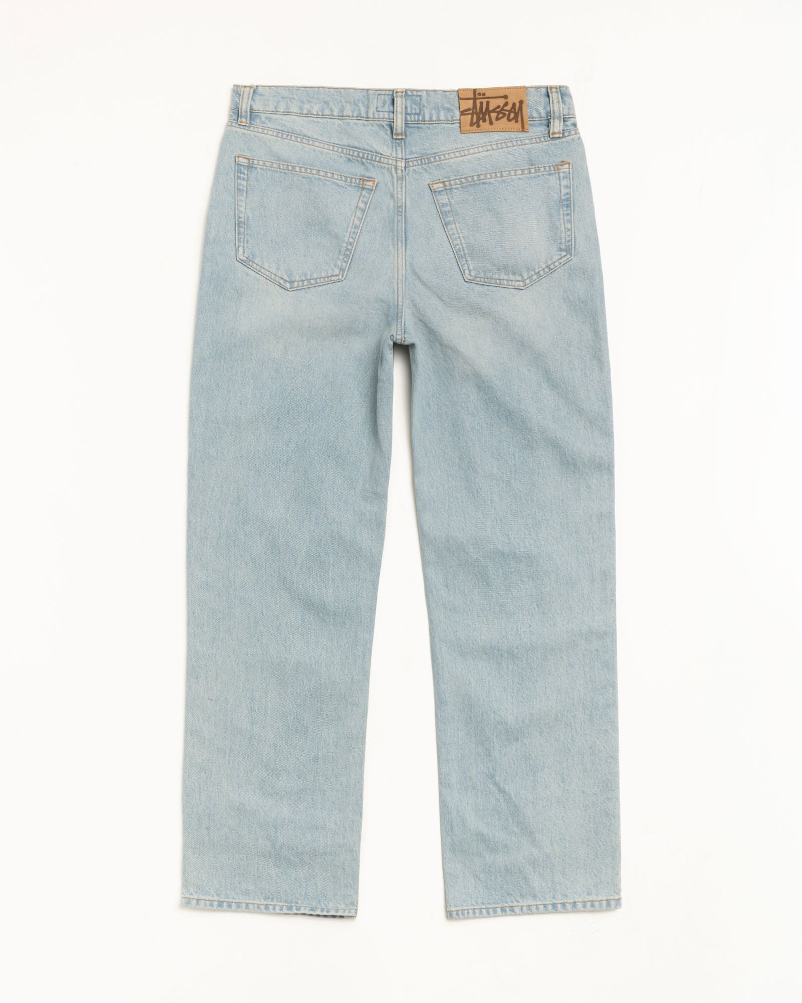 Stussy New Classic Jean Denim jeans light wash cotone