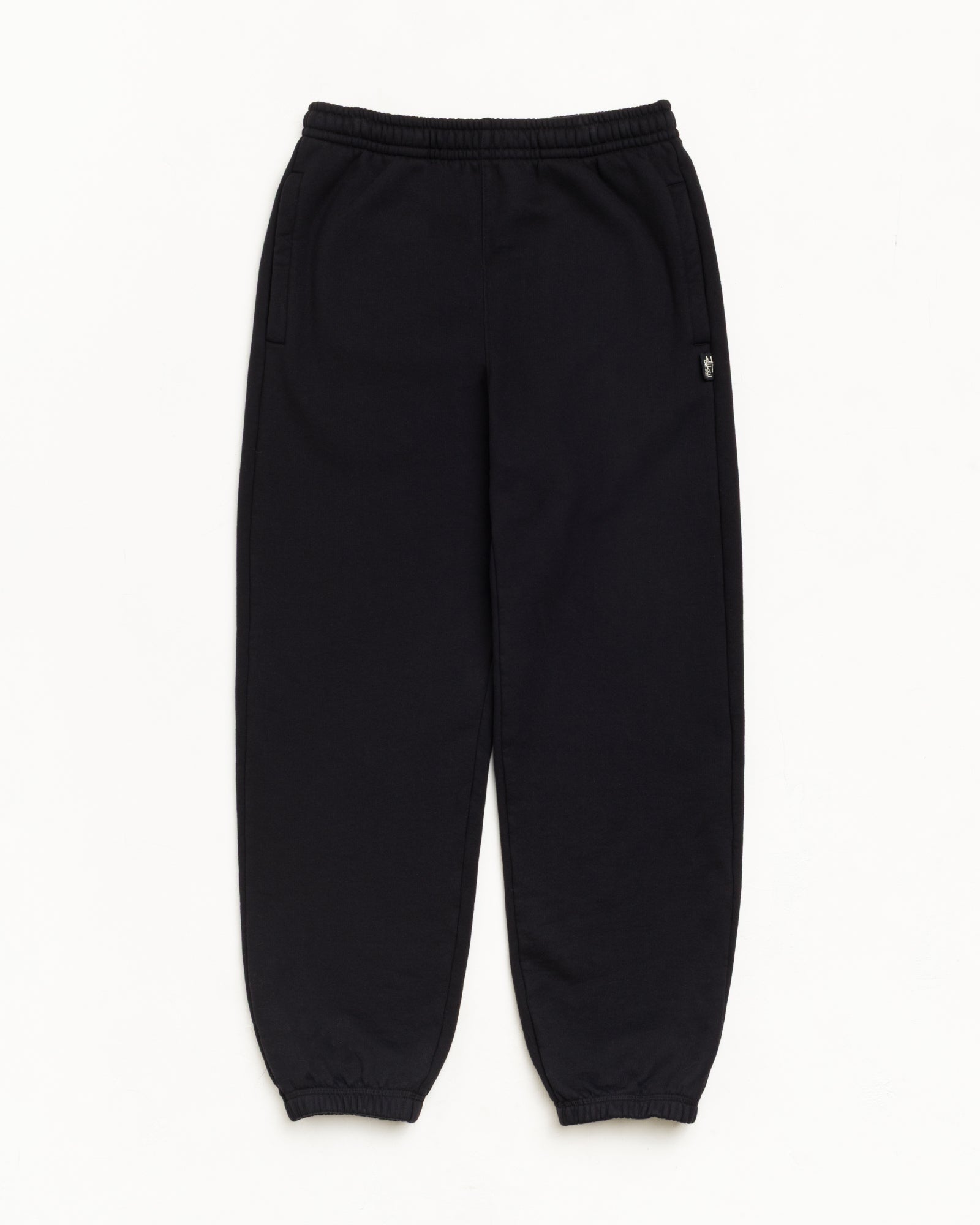 Stussy Fleece Pant pantaloni pile nero 100% cotone 530 gsm