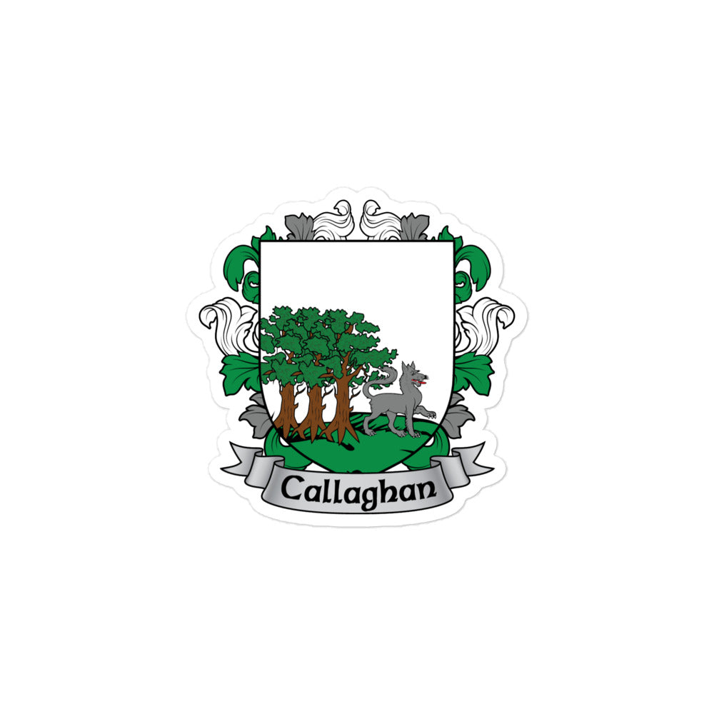 7.62 Design Callaghan Irish Coat of Arms adesivo 3x3 vinile