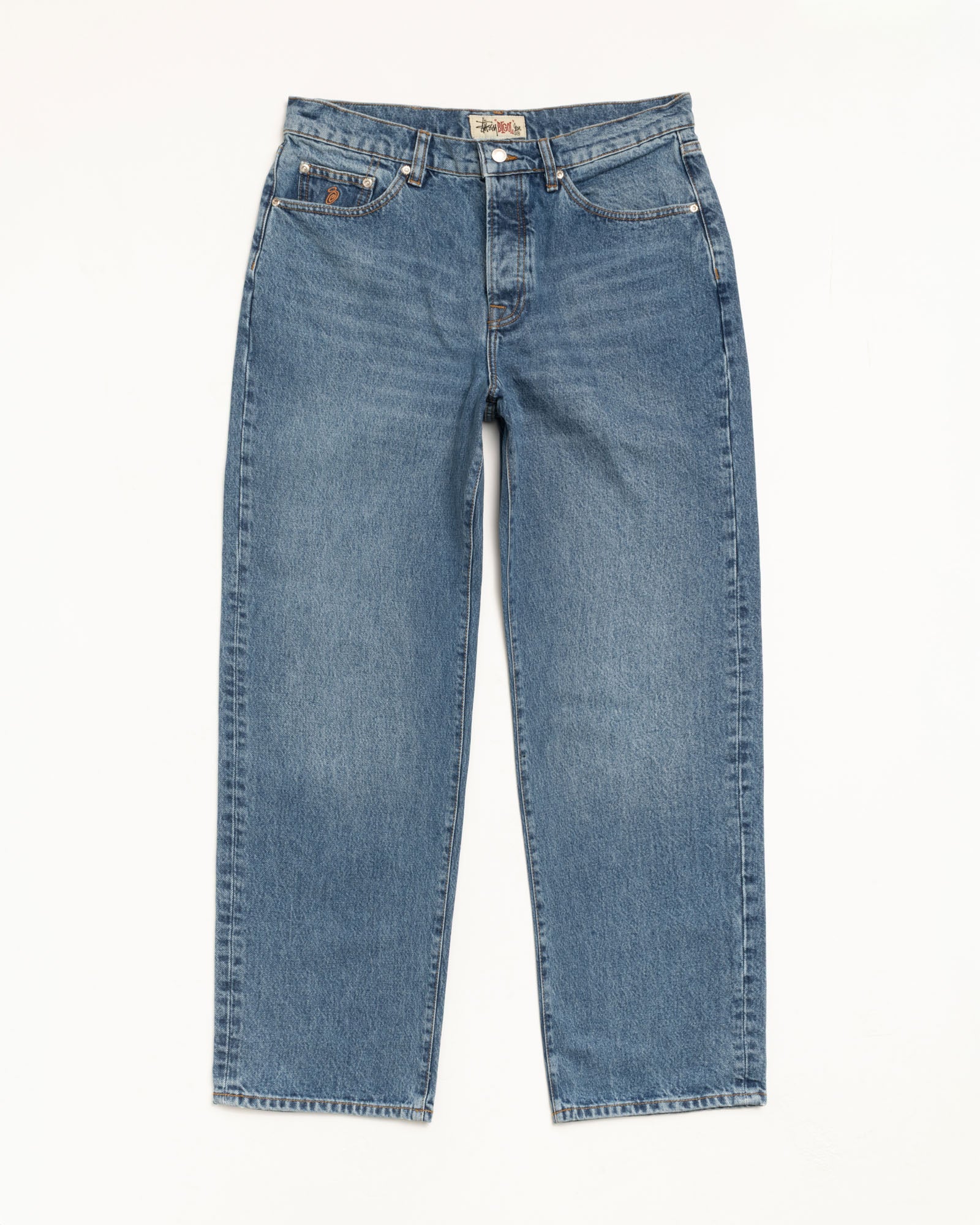 Stussy Big Ol' Jean Denim jeans blu 100% cotone