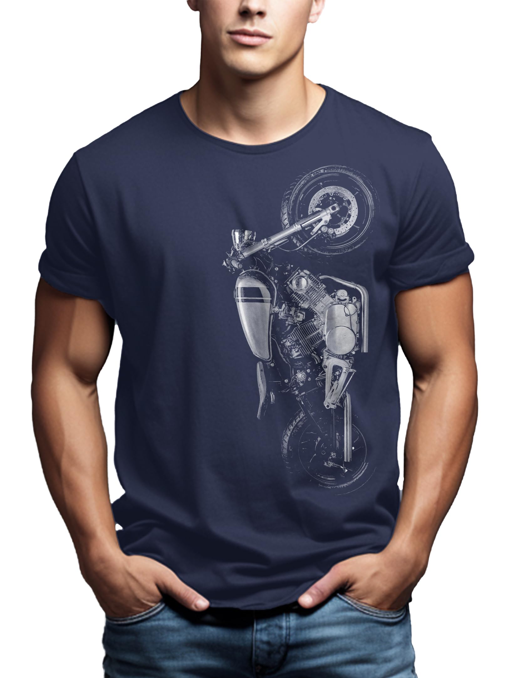 Makaya XV750 Virago T-Shirt Uomo XL Cotone Moto