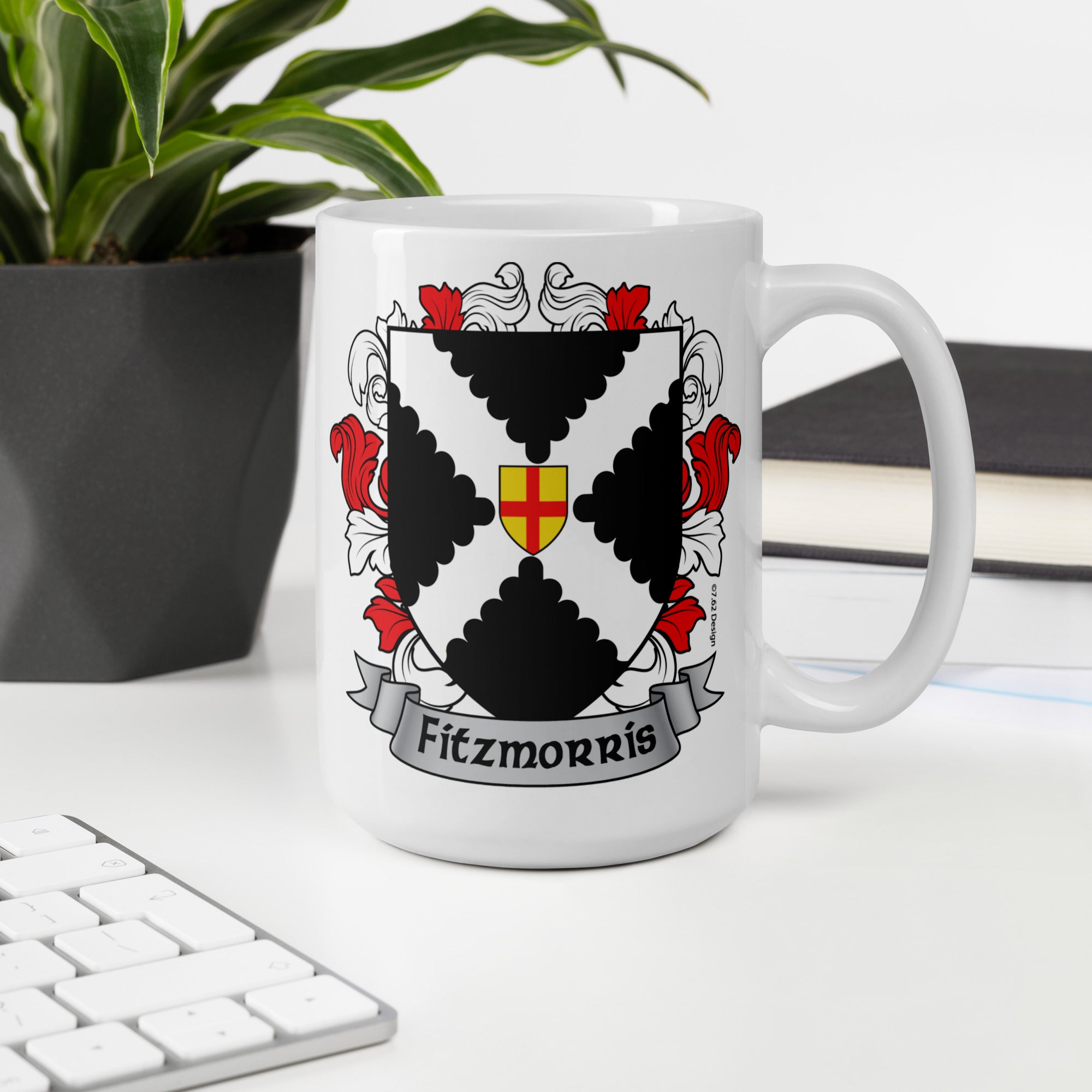 7.62 Design Fitzmorris tazza ceramica 450ml stemma irlandese
