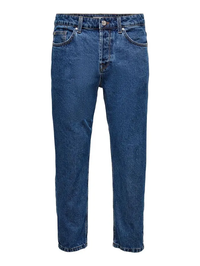 Only & Sons Onsavi Beam 1420 Jeans Uomo Blu Denim 33W/32L