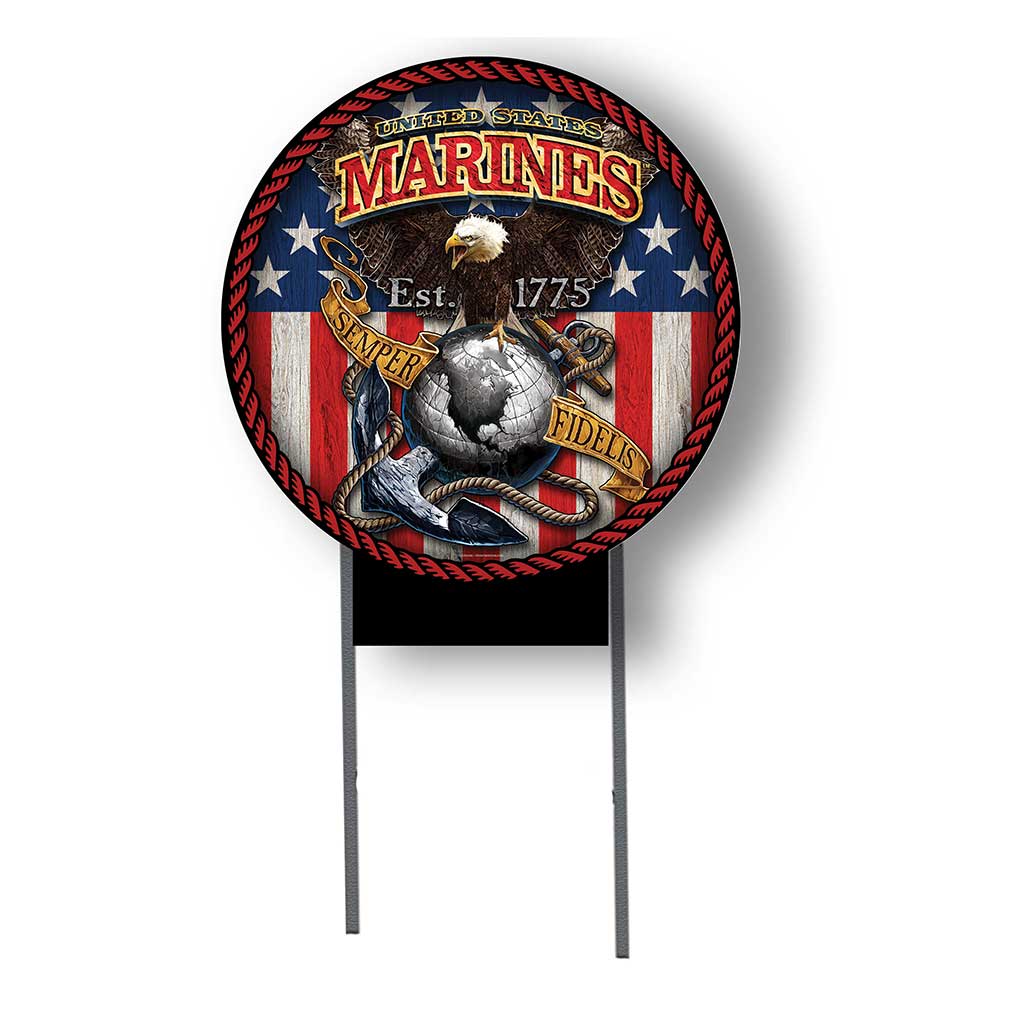 7.62 Design Home Products Cartello Giardino USMC Fighting Eagle 50x50 cm