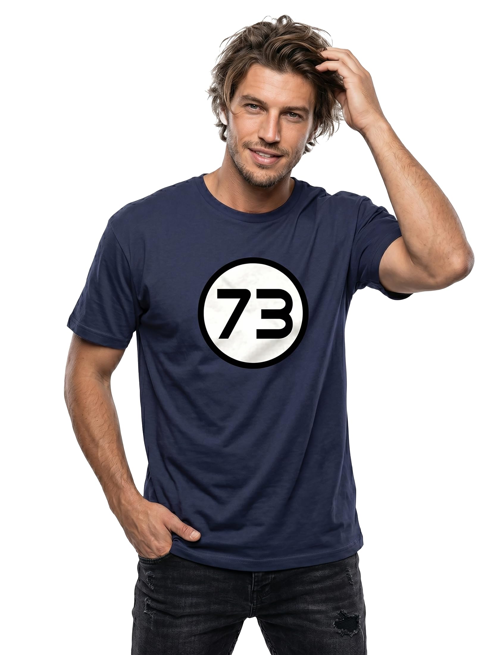 MAKAYA Sheldon 73 T-Shirt Uomo M Cotone Nero