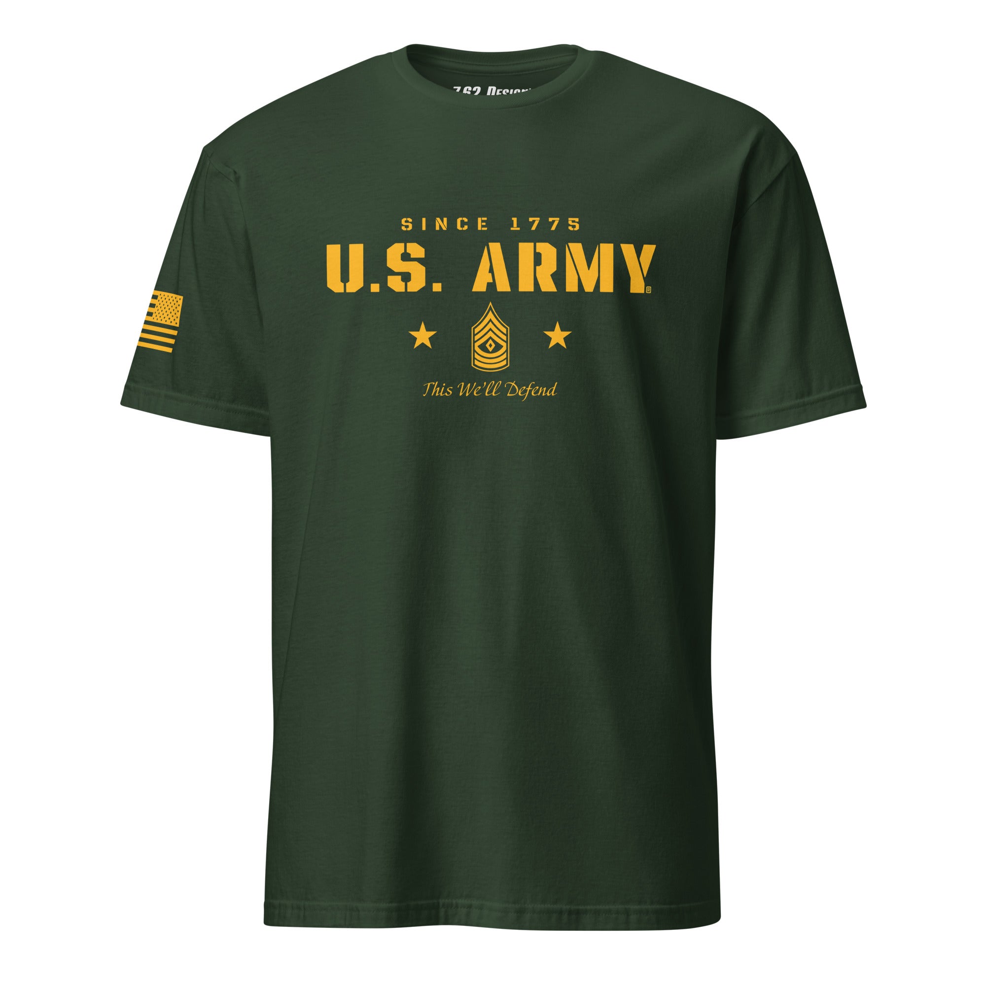 7.62 Design Army First Sergeant t-shirt cotone nera
