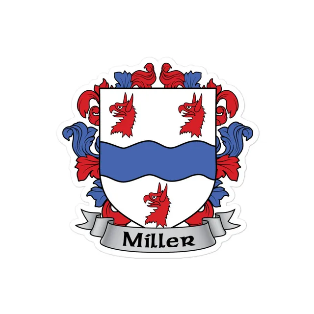 7.62 Design Miller adesivo sticker vinile 7x7 cm stemma