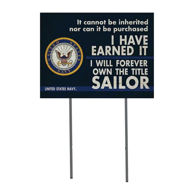 7.62 Design Navy cartello targa giardino 45x60 cm plastica