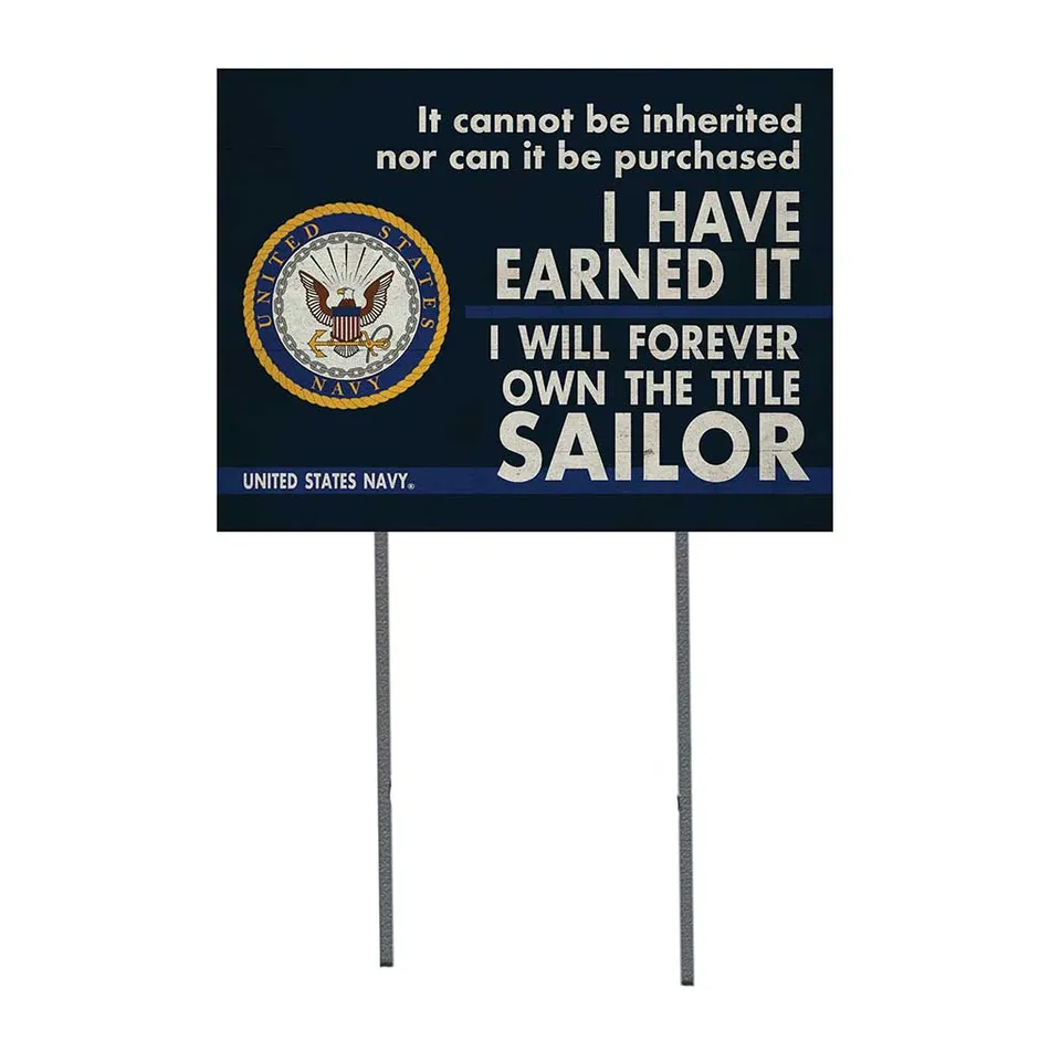 7.62 Design Navy cartello targa giardino 45x60 cm plastica