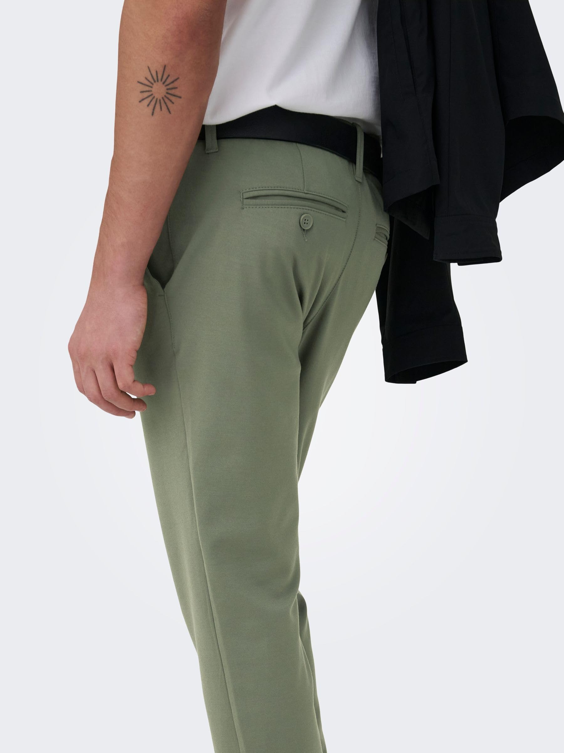 Only & Sons Onsmark Slim 0209 Pantaloni Chino 29W/32L Grigio