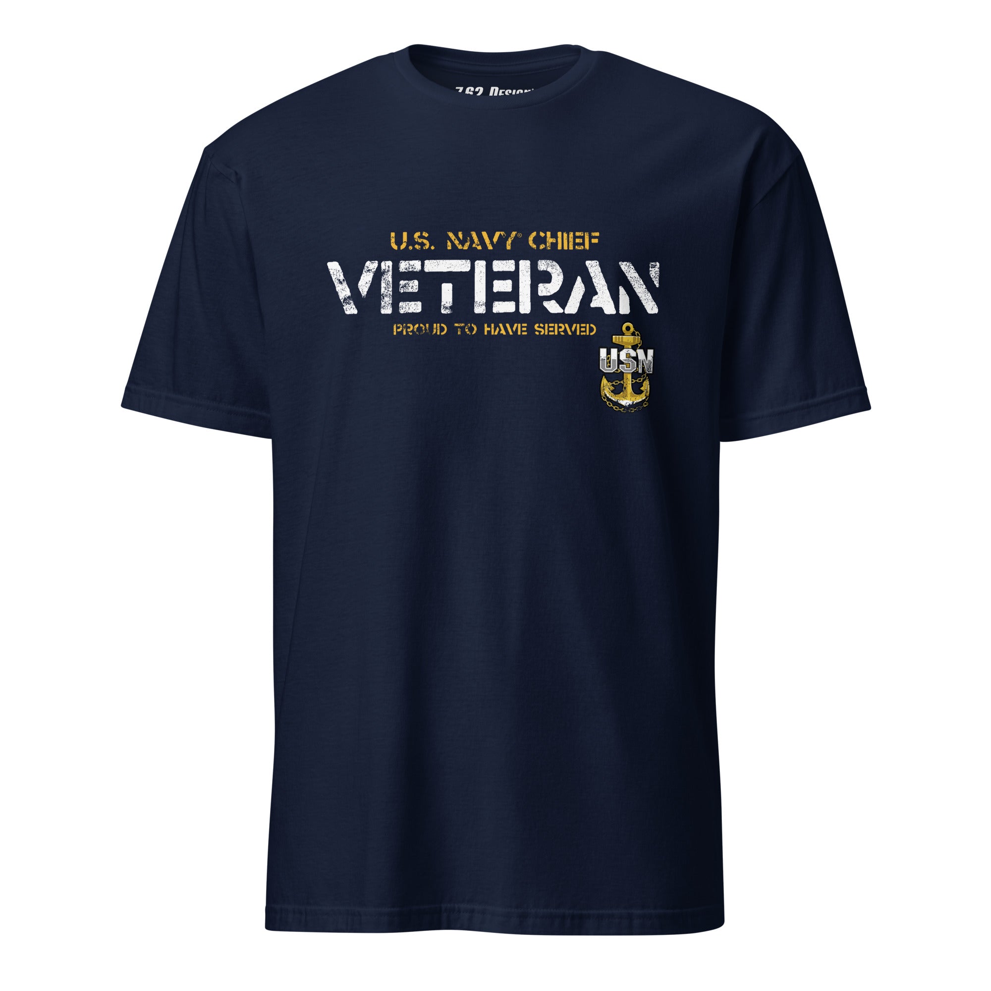 7.62 Design U.S. Navy Chief maglietta cotone blu veterano