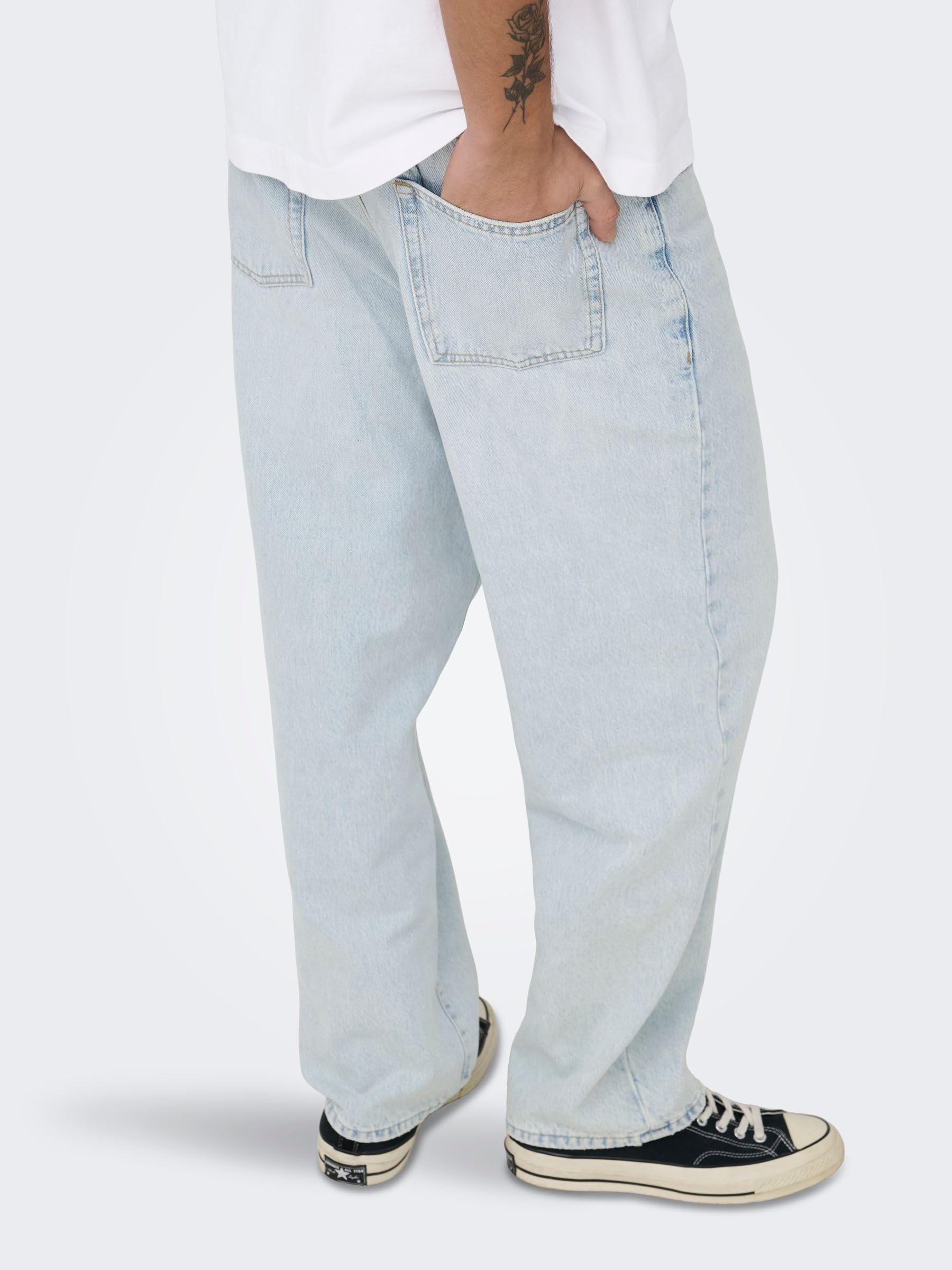 Only & Sons Onsfade Loose Jeans Denim 32W/32L Blu