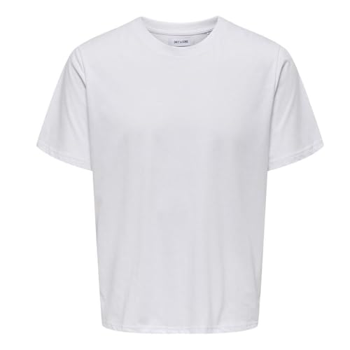 Only & Sons Cinese T-Shirt Uomo Bianca M Cotone