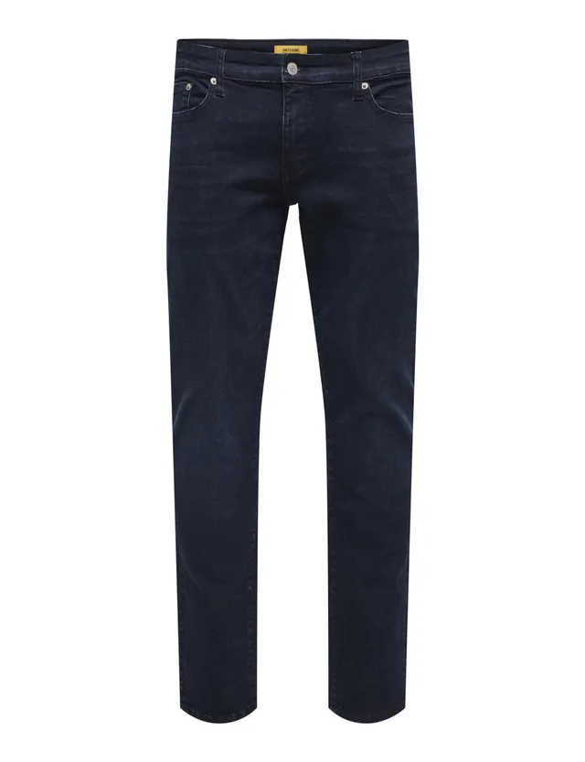Only & Sons Jeans Uomo Denim Blu Nero 32W/32L