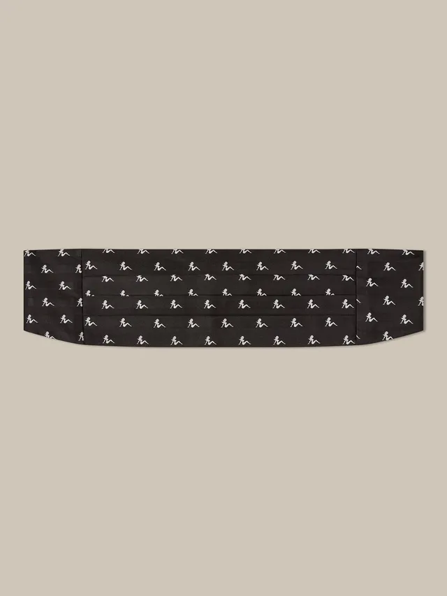 Robert Talbott Baldwin fascia smoking nero S/M seta