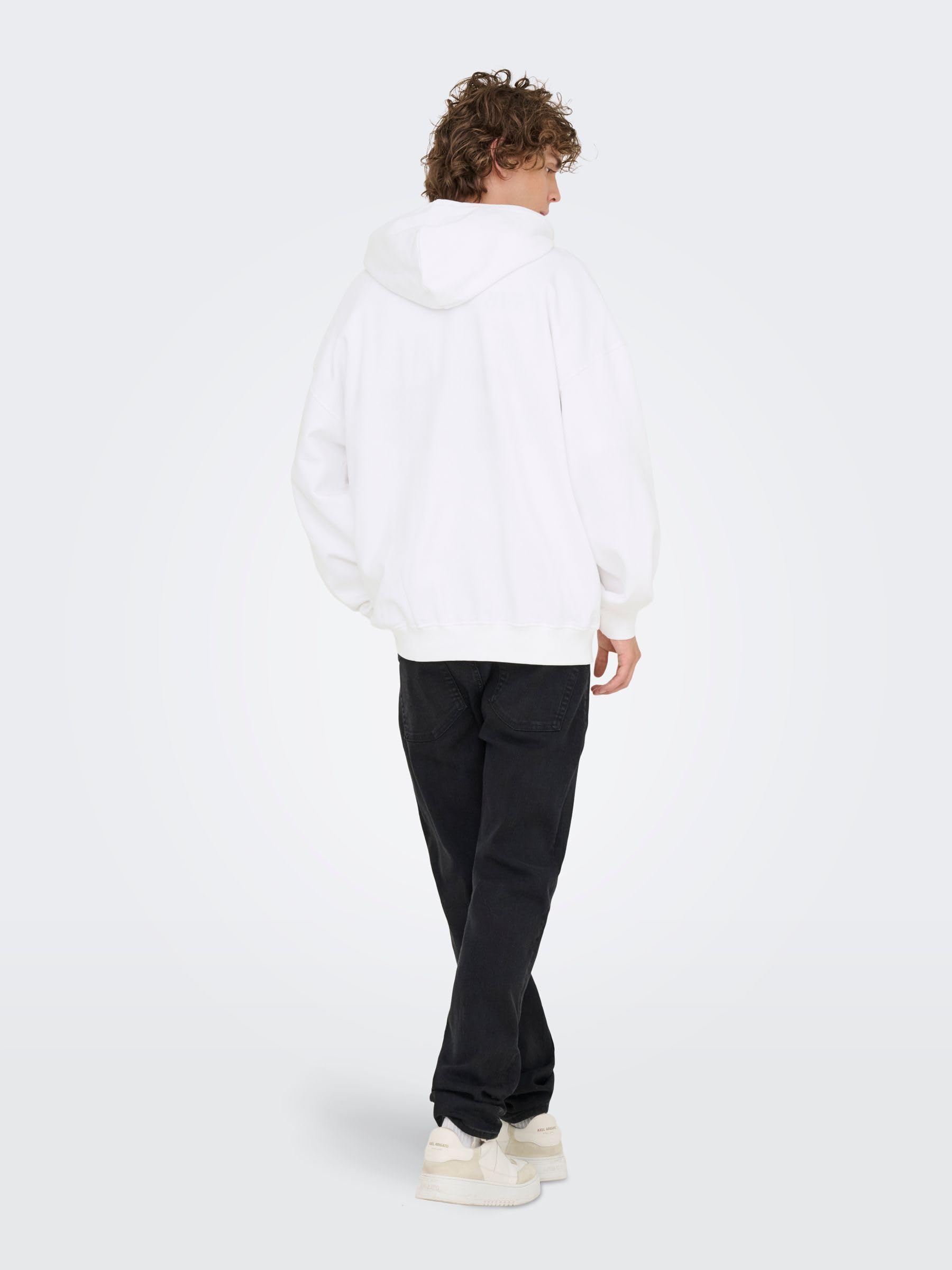 ONLY & SONS Onstupac Felpa Uomo M girocollo cotone regular fit