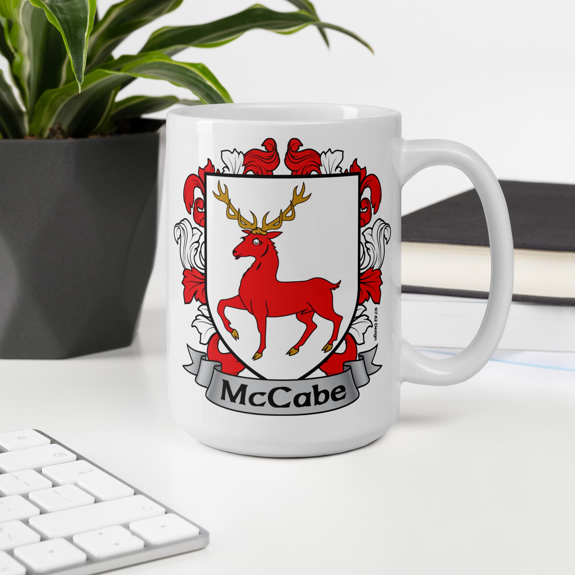 7.62 Design McCabe tazza mug 15oz stemma irlandese ceramica