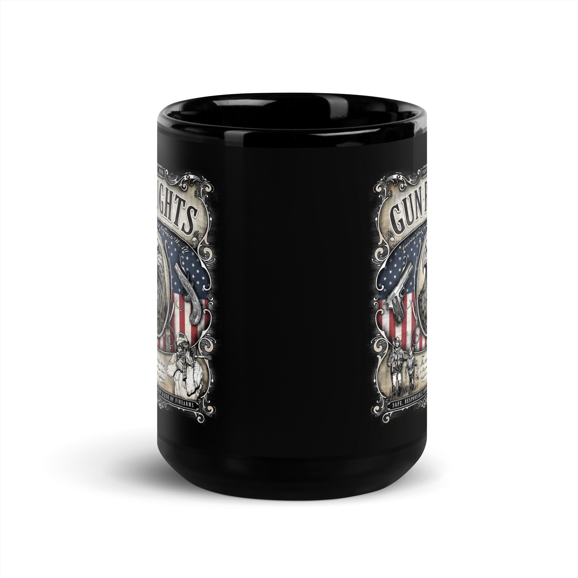 7.62 Design Gun Rights tazza ceramica 15 oz nera