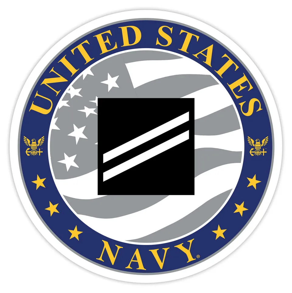 7.62 Design US Navy E-2 Adesivo 3,5" Tondo Vinile