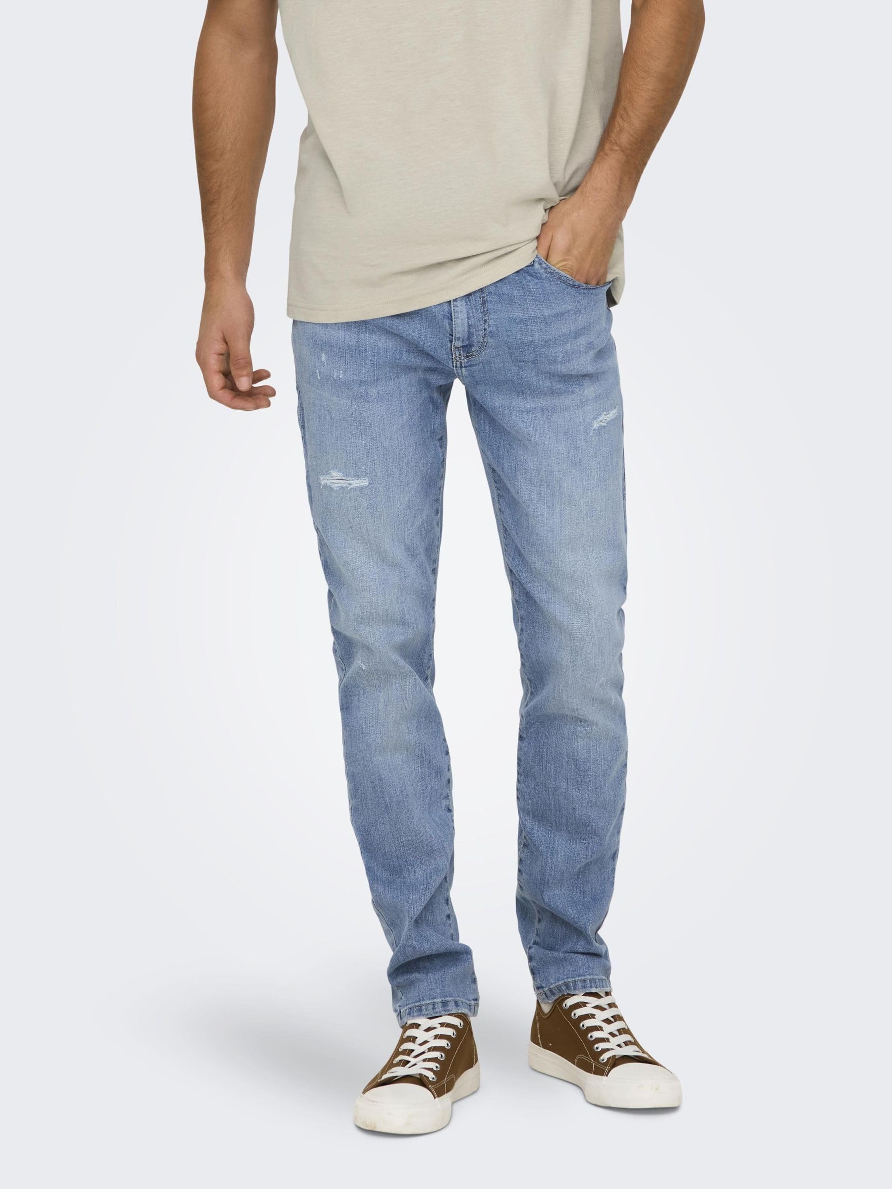 Only & Sons Onsloom Slim 1857 Jeans Uomo 30W/32L Strappati
