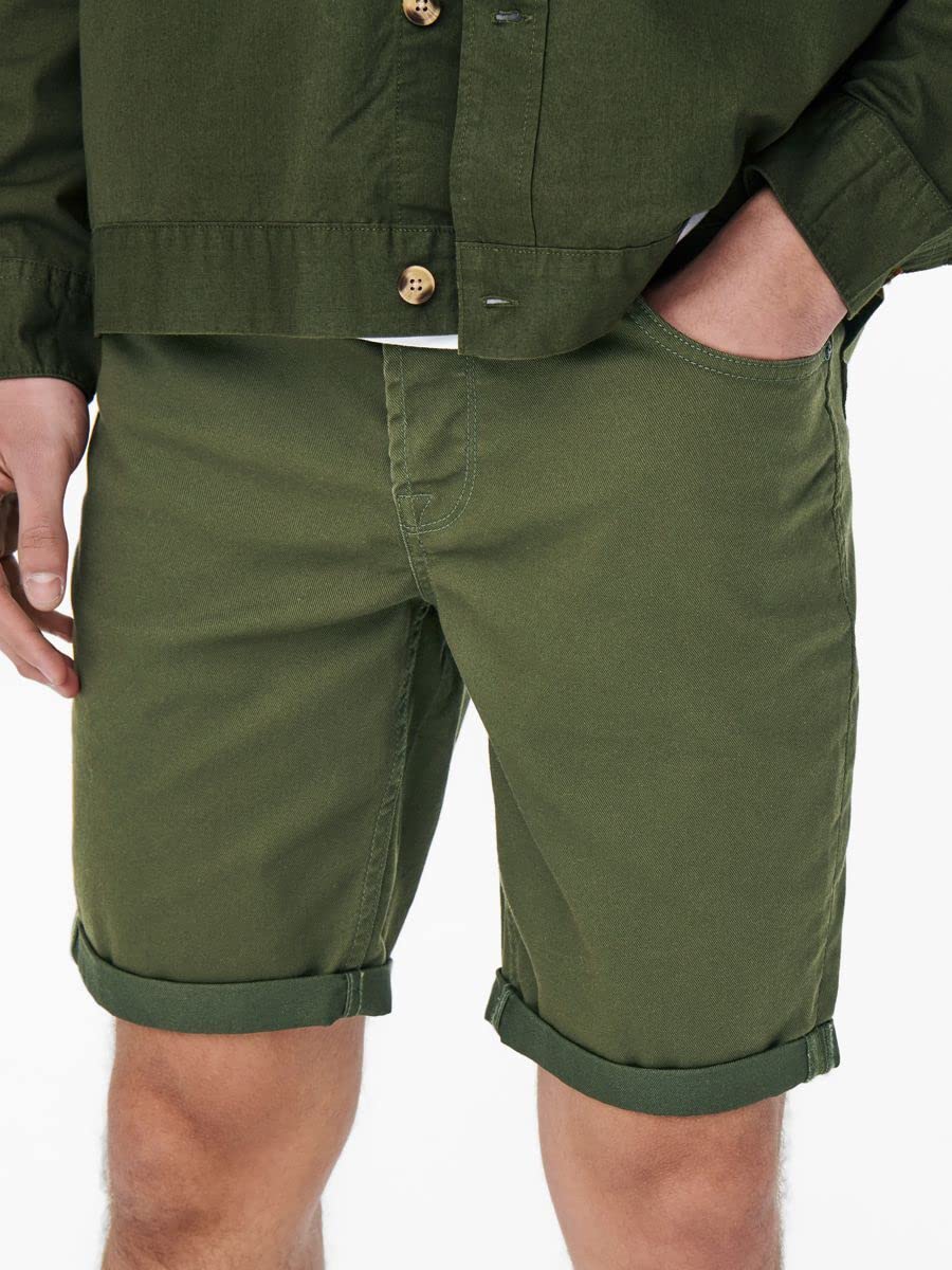 ONLY & SONS Onsply Reg Twill PK 1817 pantaloncini uomo twill