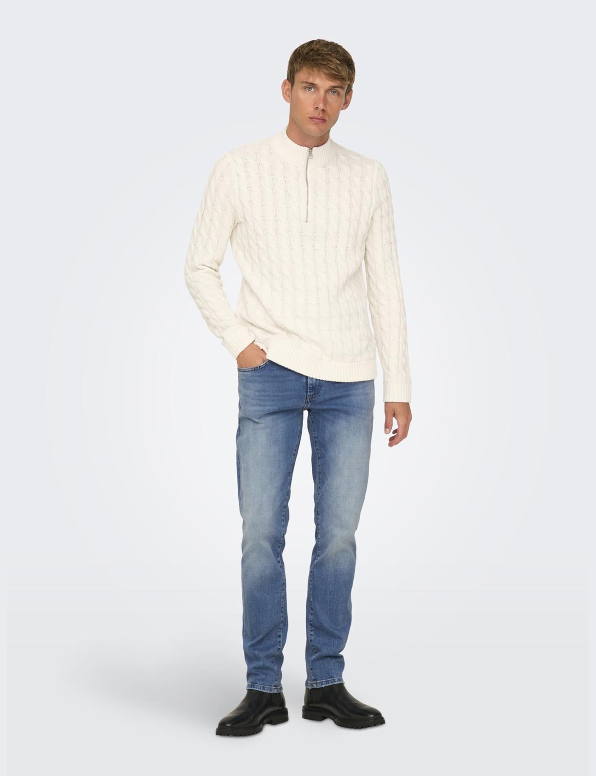 Only & Sons Onsweft 8264 Jeans 27W/32L regular blu denim