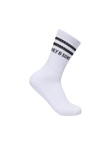 Only & Sons Onsevery Calzini Tennis Uomo 3 Paia Neri
