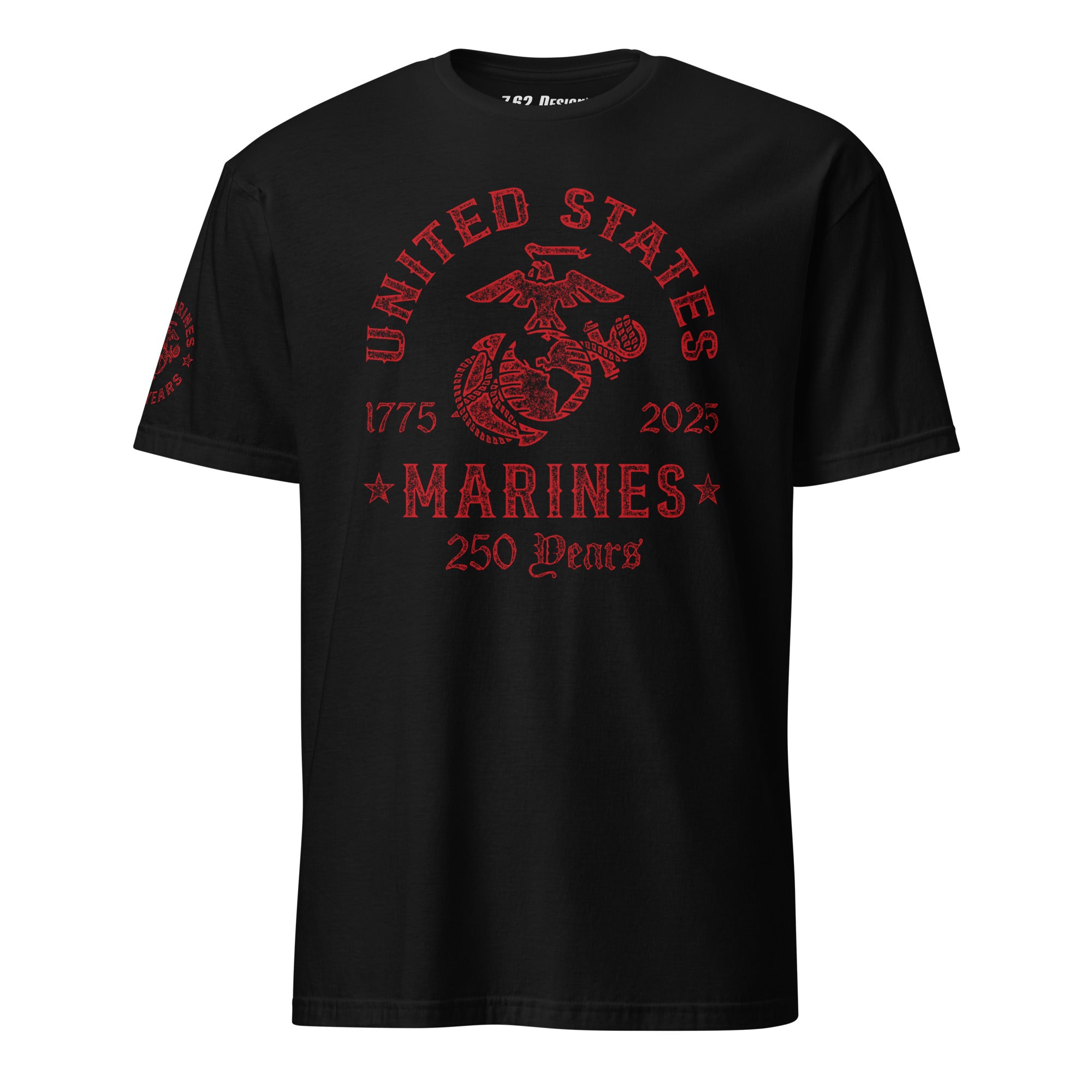 7.62 Design USMC 250th T-Shirt uomo nera cotone taglia L