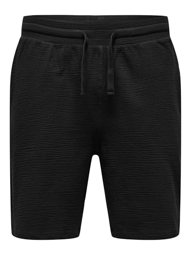 Only & Sons Onskian Pantaloncini uomo S marrone seersucker
