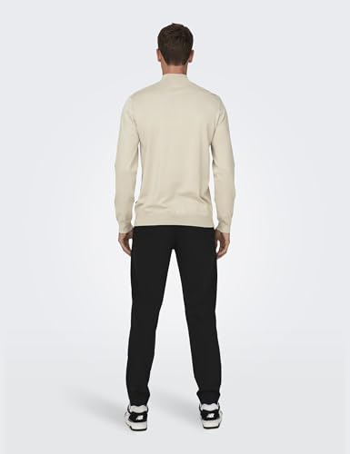 ONLY & SONS Maglieria Maglione Uomo Girocollo Lavorato a Maglia