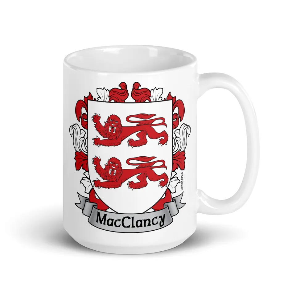 7.62 Design MacClancy tazza ceramica 15oz stemma irlandese