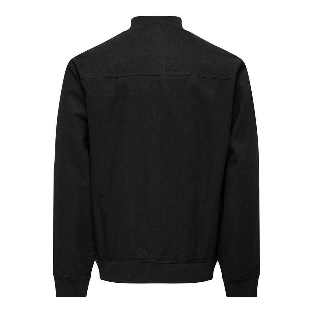 Only & Sons Kent Otw giacca uomo cotone lino taglia XL
