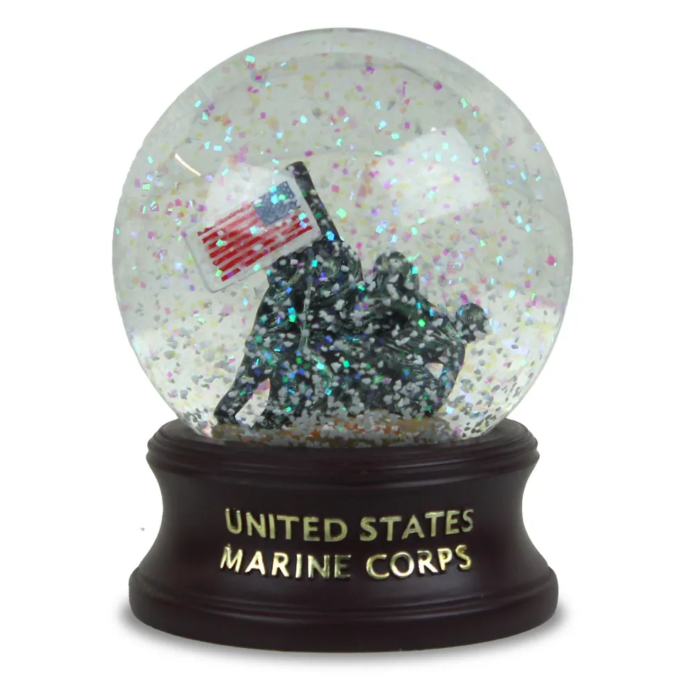 7.62 Design Iwo Jima Mini Snow Globe vetro resina