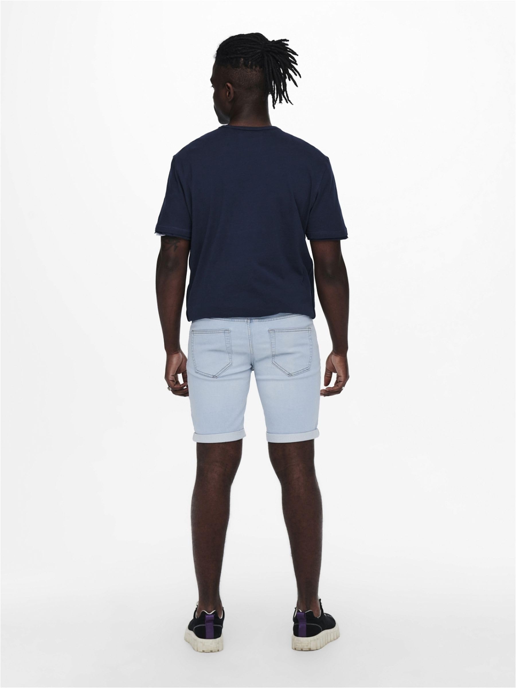 ONLY & SONS ONSPLY Pantaloncini Denim Uomo M Blu Jog