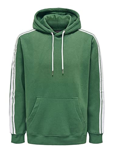 ONLY & SONS Onskyle 3324 felpa cappuccio uomo verde scuro L