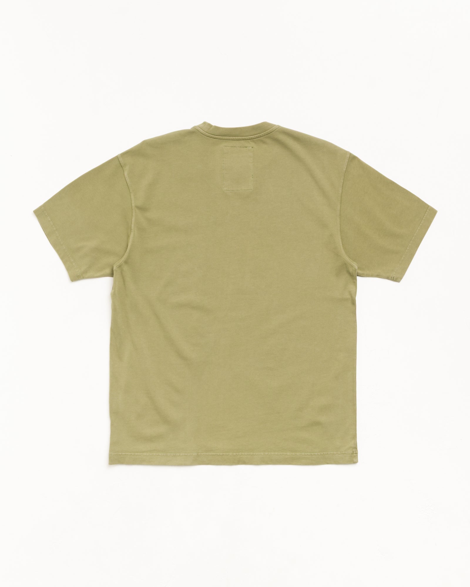 Stussy Garment Dyed SS Tee maglietta Olive cotone 260 gsm