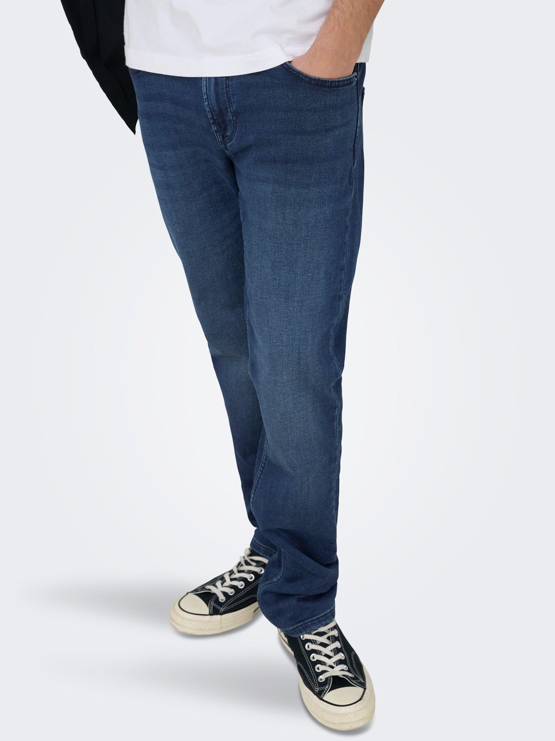 ONLY & SONS Onsloom Jeans Slim Fit Uomo Mid Rise Denim