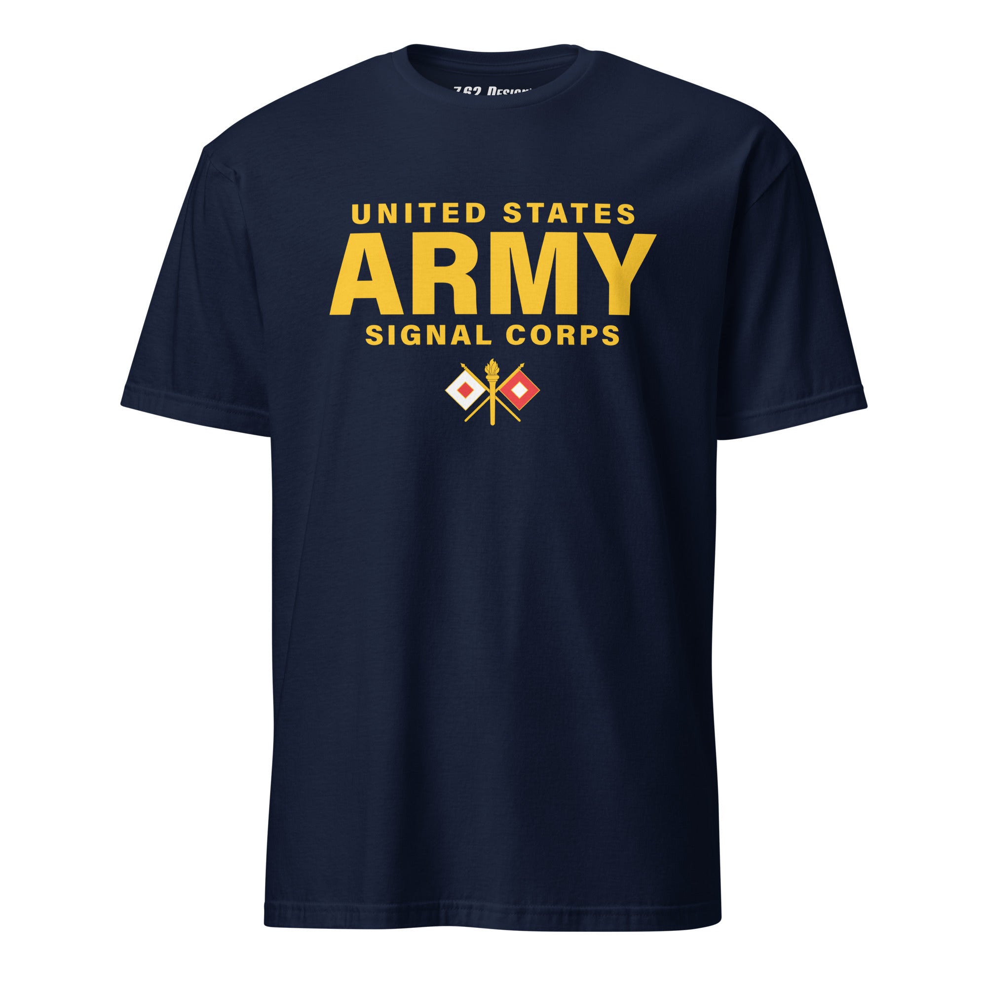 7.62 Design US Army Signal Corps T-Shirt maglietta uomo nera cotone
