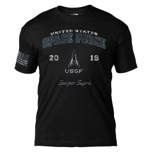 7.62 Design Space Force Vintage T-Shirt uomo nera
