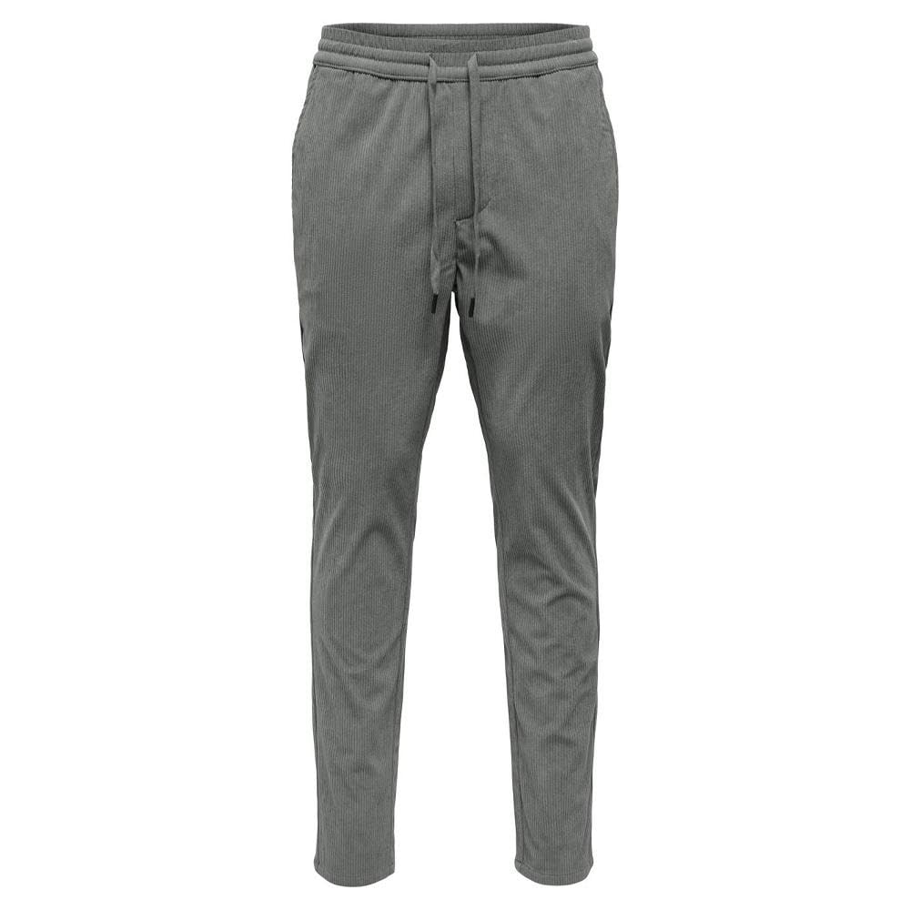 Only & Sons Linus Pantaloni Fluidi Verdi Uomo Vestibilità Ampia