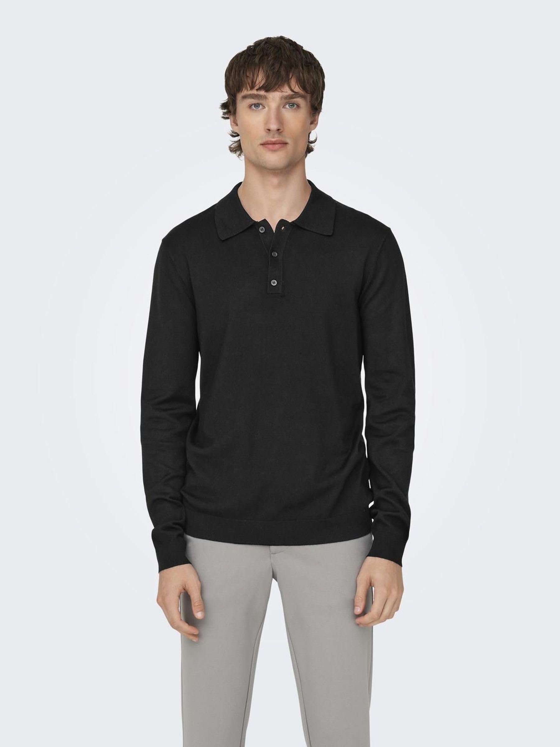 Only & Sons Onswyler Polo uomo XL manica lunga