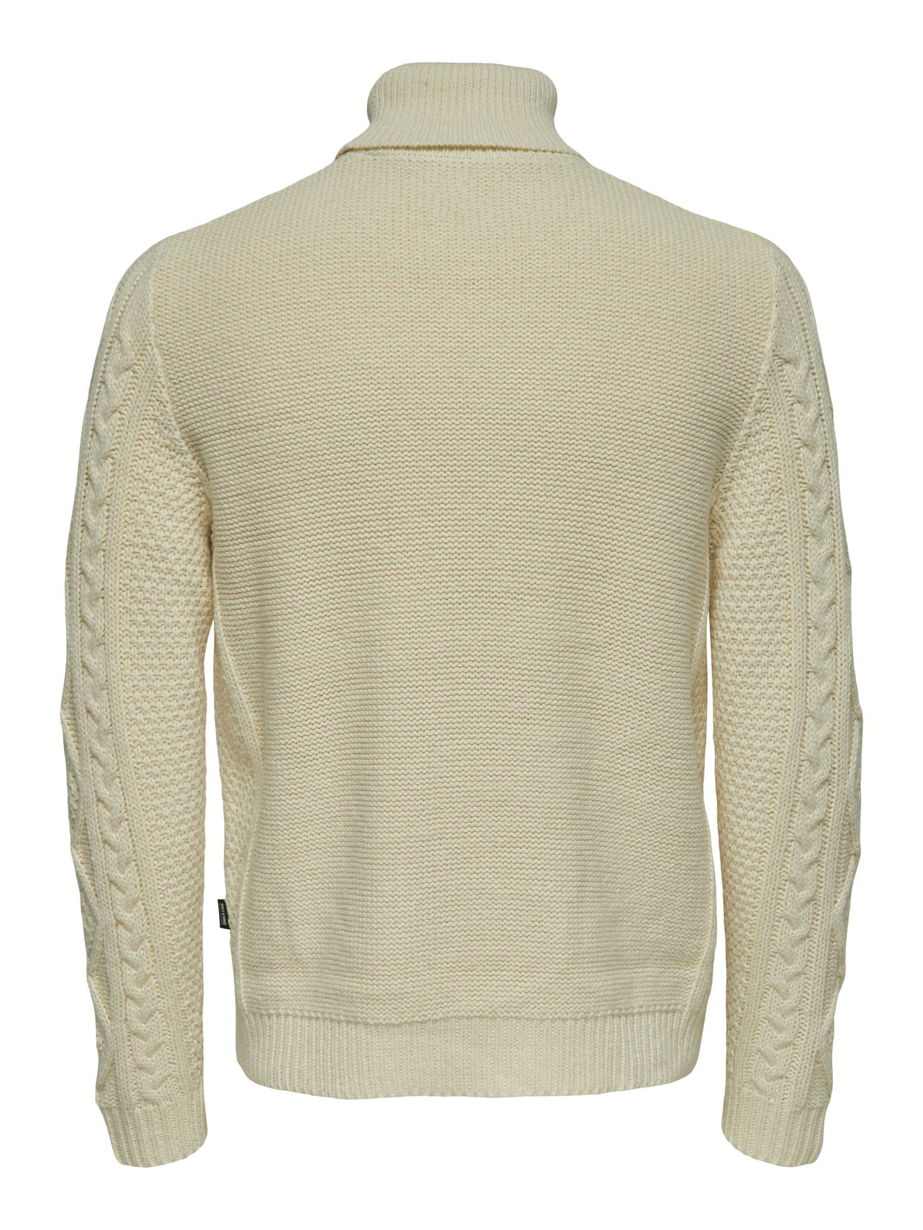 ONLY & SONS Maglieria Maglione Uomo M Bianco Antico