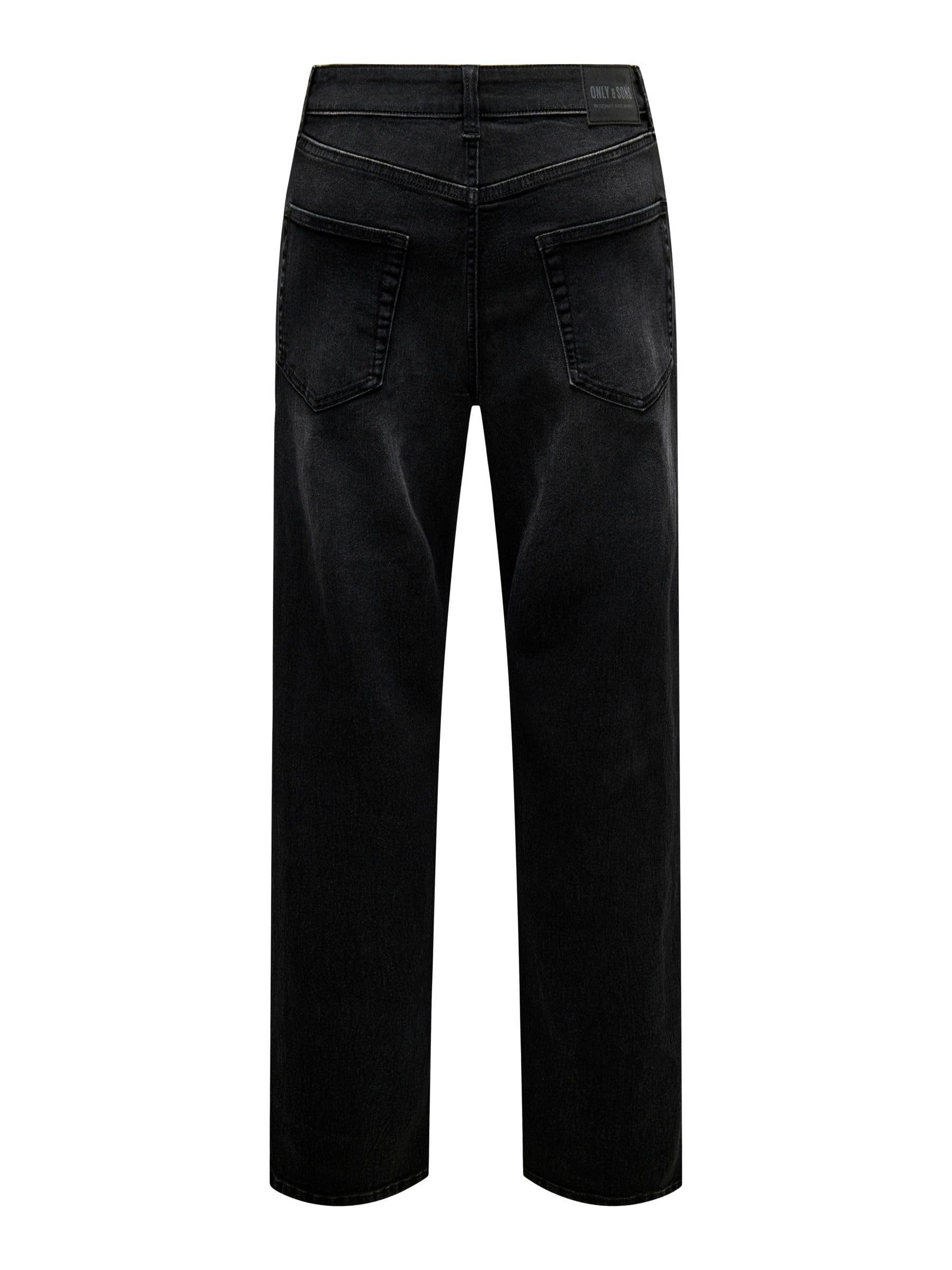 Only & Sons OnsFade Jeans Uomo Washed Black 31W/30L Loose