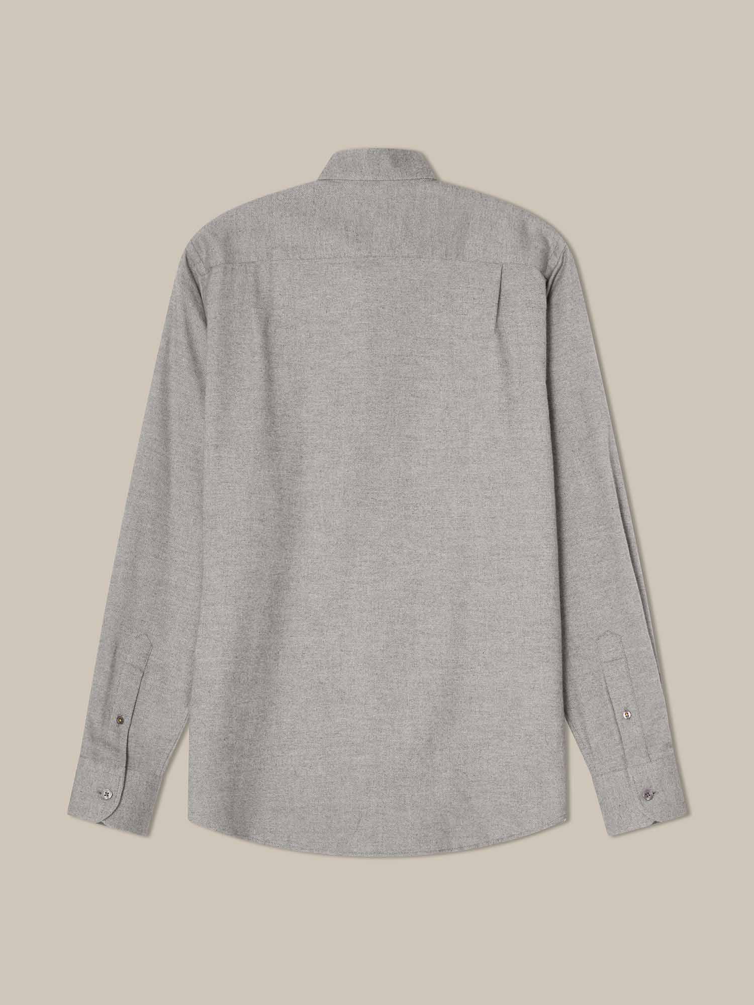 Robert Talbott Morgan Luxe camicia flanella grigia