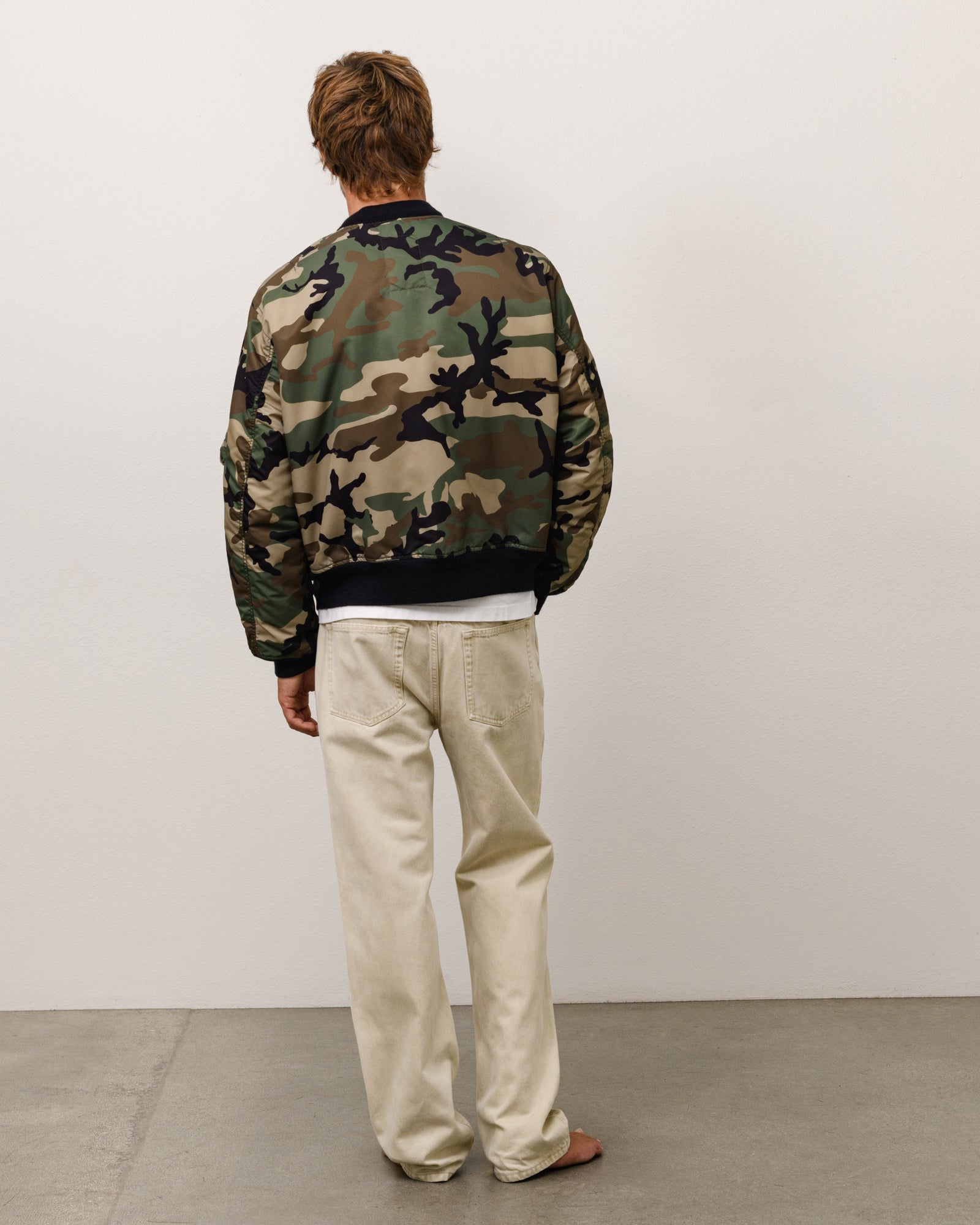 Stussy Slim Jean Overdyed jeans uomo Sand 32 cotone