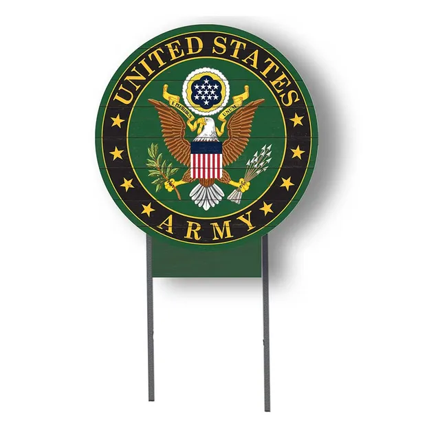 7.62 Design US Army Logo Cartello Giardino 50x50 cm Plastica