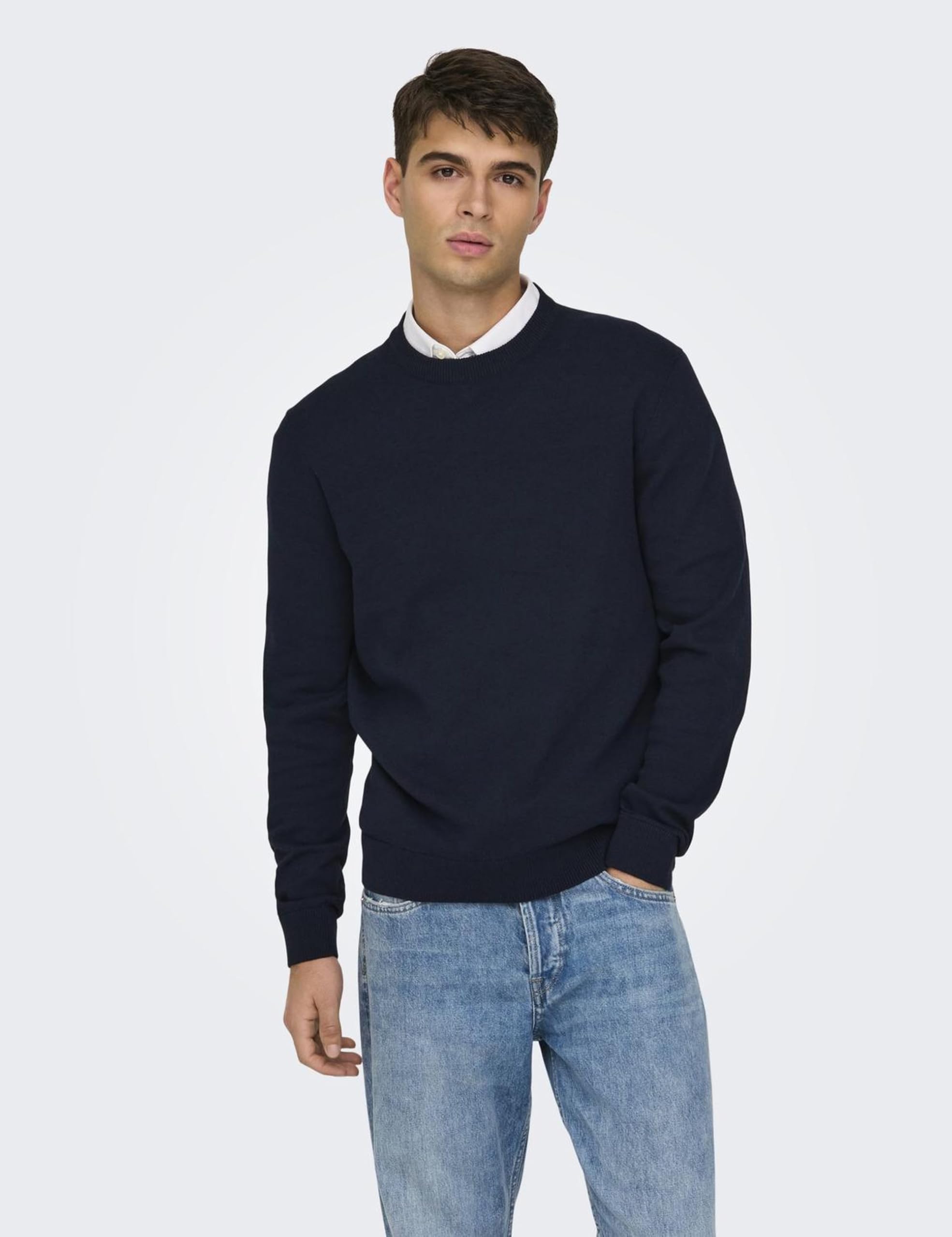 Only & Sons Pullover Maglieria uomo girocollo manica lunga