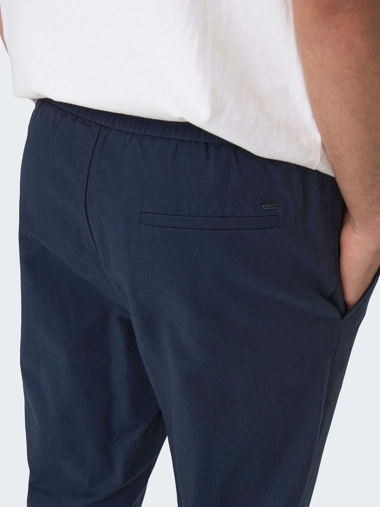 Only & Sons Onslinus tapered pantaloni joggers Nero